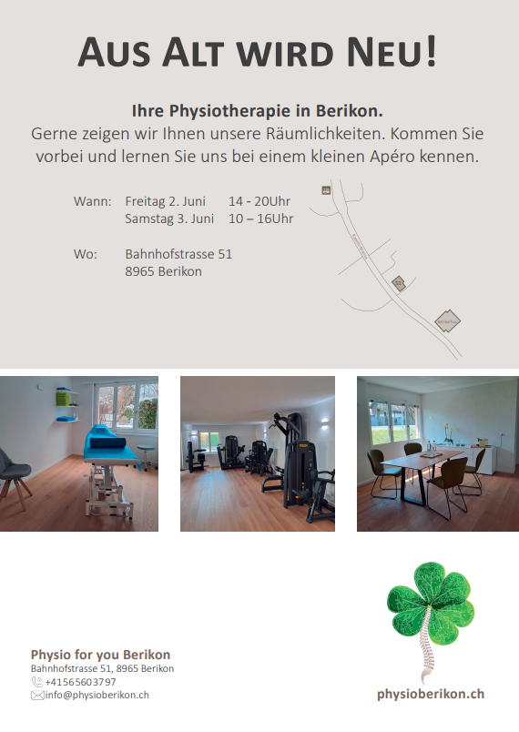 Physio for you Berikon – Physio for you Berikon